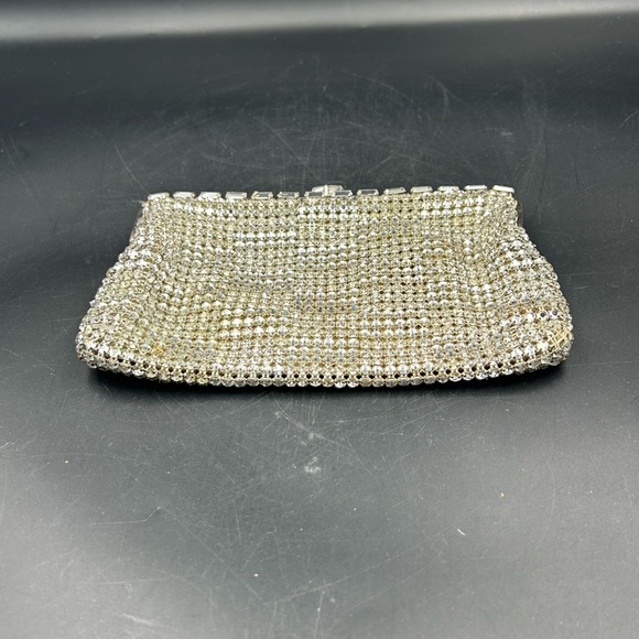 Vintage Walborg W Germany rhinestone & faux diamond Clutch - Picture 5 of 7